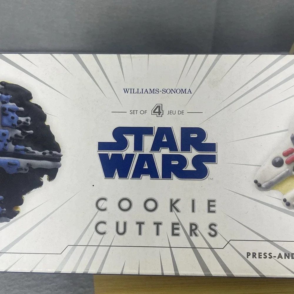 Williams Sonoma Star Wars Cookie Cutters Set of 4 Death‎ Star Millennium